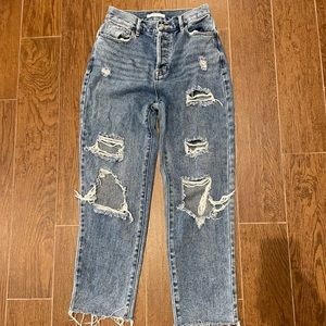 BOGO 50% off - PacSun High Rise Straight Distressed jeans 25